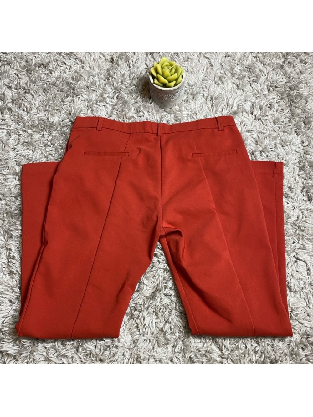 Red Orange Dress Pants